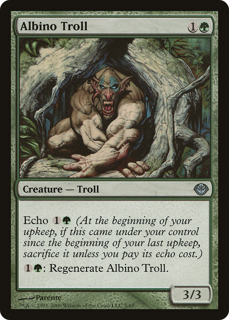 Albino Troll Card Image