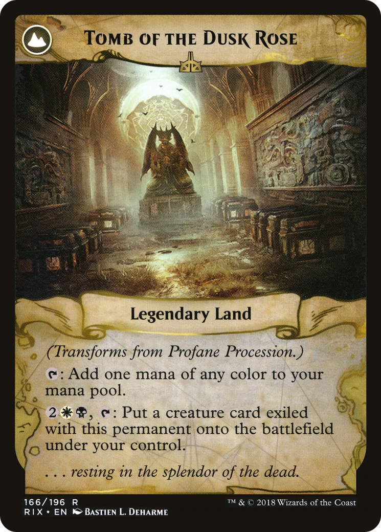 Profane Procession // Tomb of the Dusk Rose Card Image