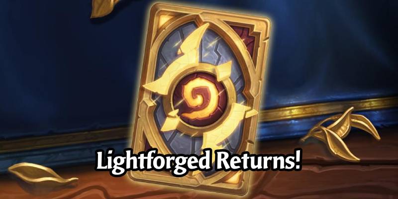 Lightforged Card Back is Now Available in the Hearthstone Shop