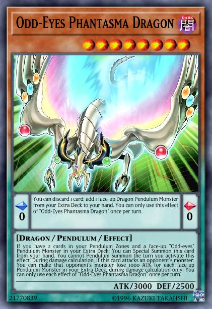 Odd-Eyes Phantasma Dragon Card Image