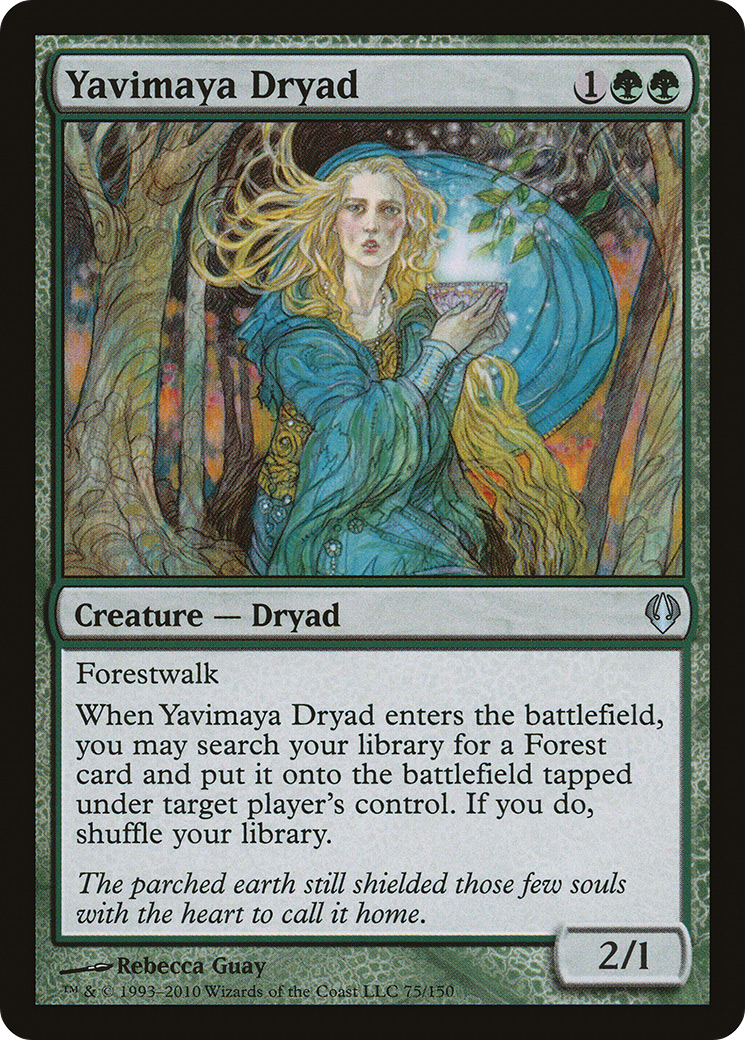 Yavimaya Dryad Card Image