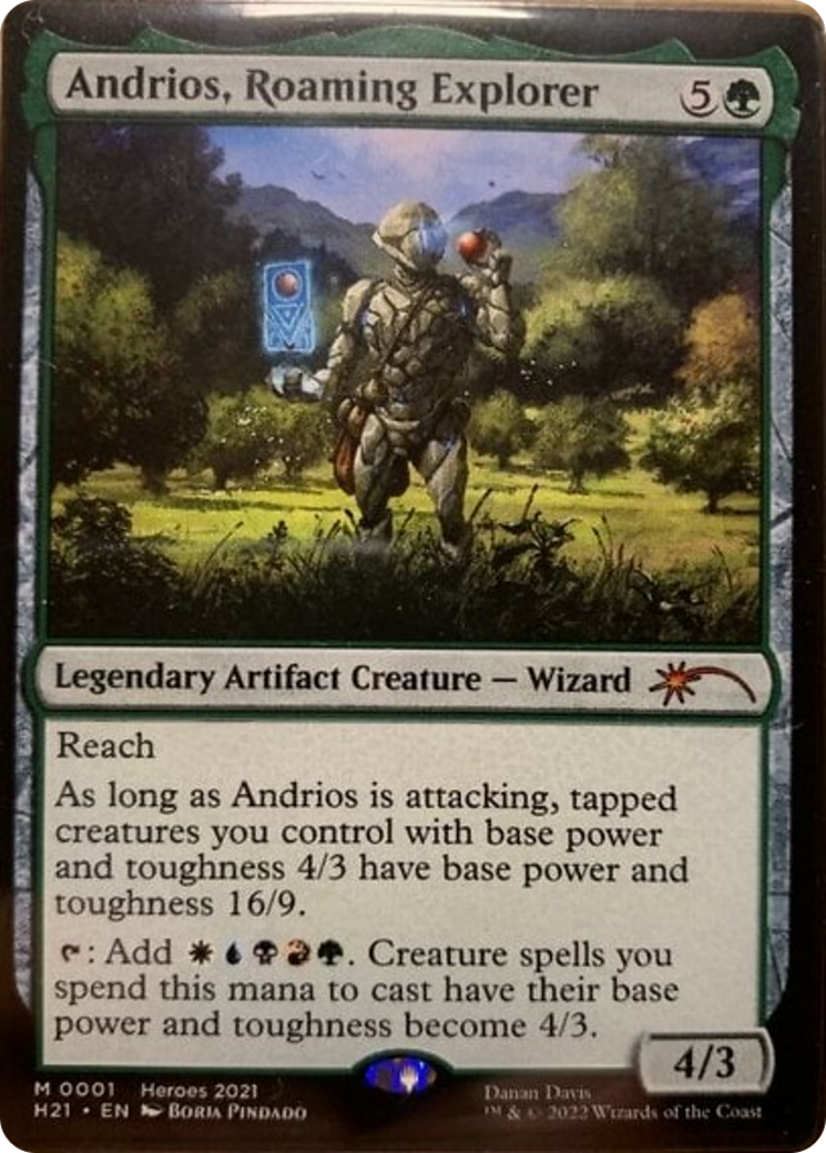Andrios, Roaming Explorer Card Image