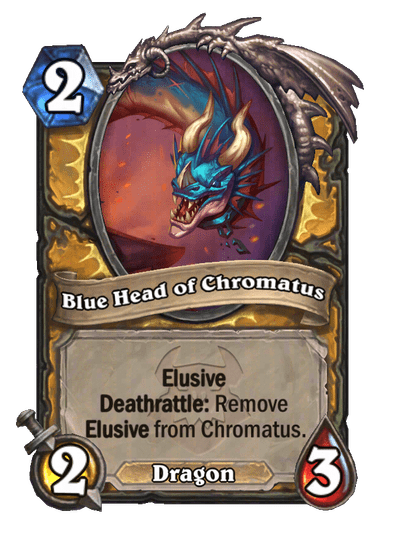 Blue Head of Chromatus Card Image