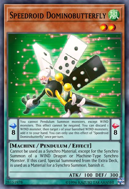 Speedroid Dominobutterfly Card Image
