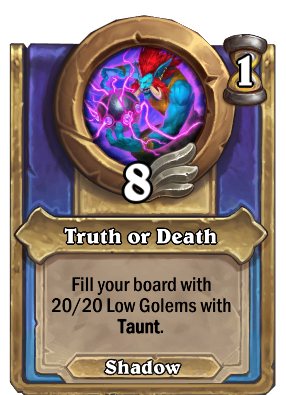 Truth or Death Card Image