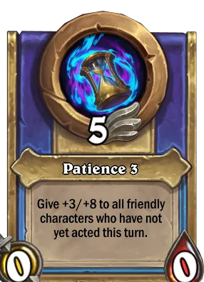 Patience 3 Card Image