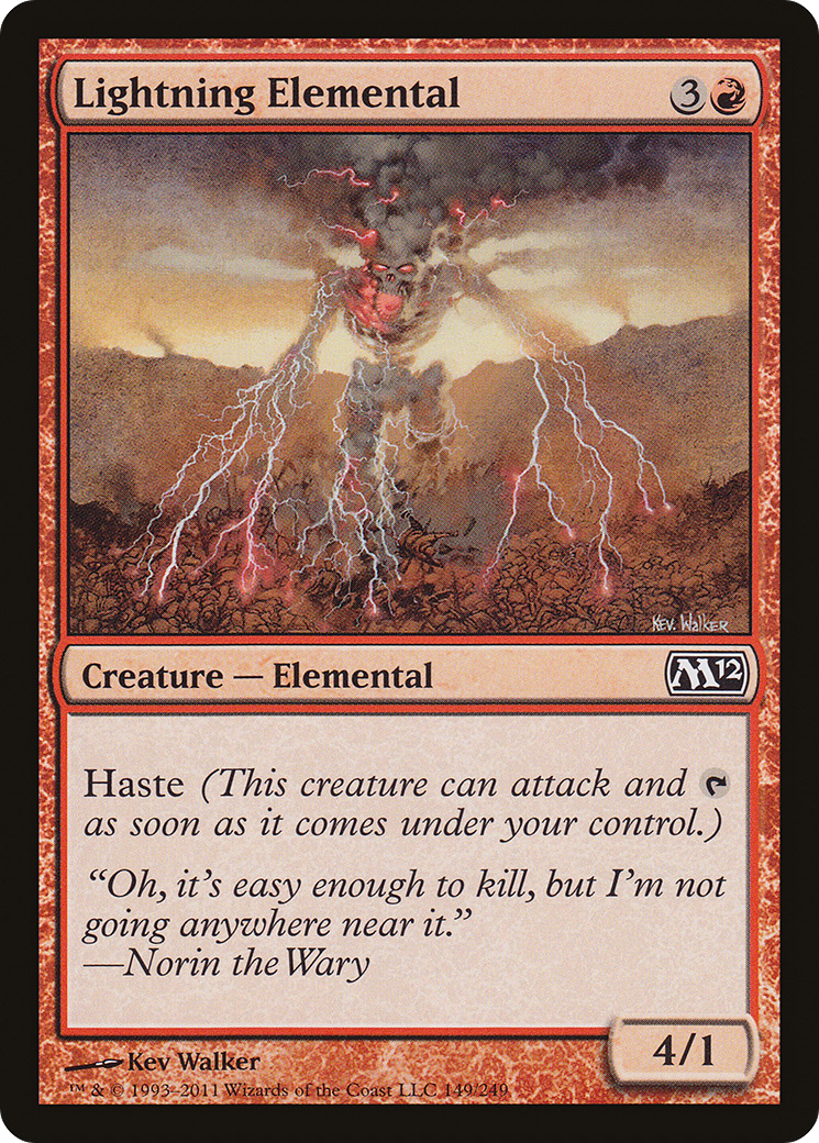 Lightning Elemental Card Image