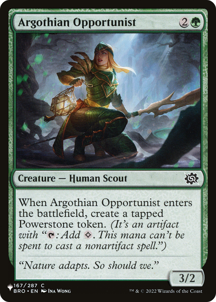 Argothian Opportunist Card Image