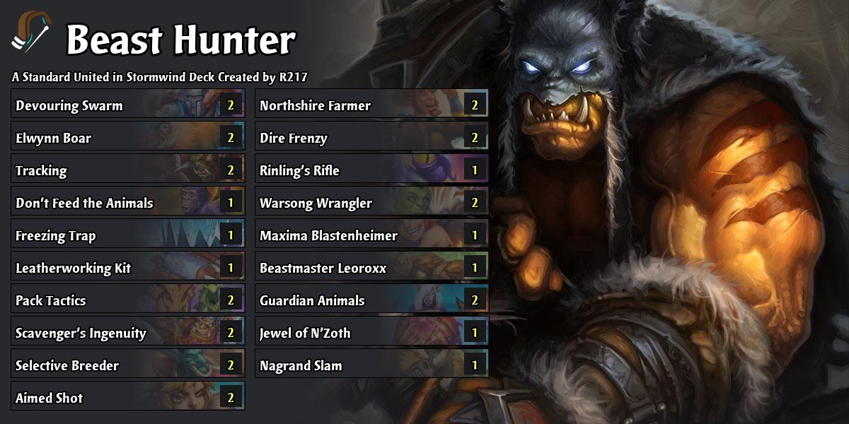 NEW BOAR HUNTER (OP) - Hearthstone Decks