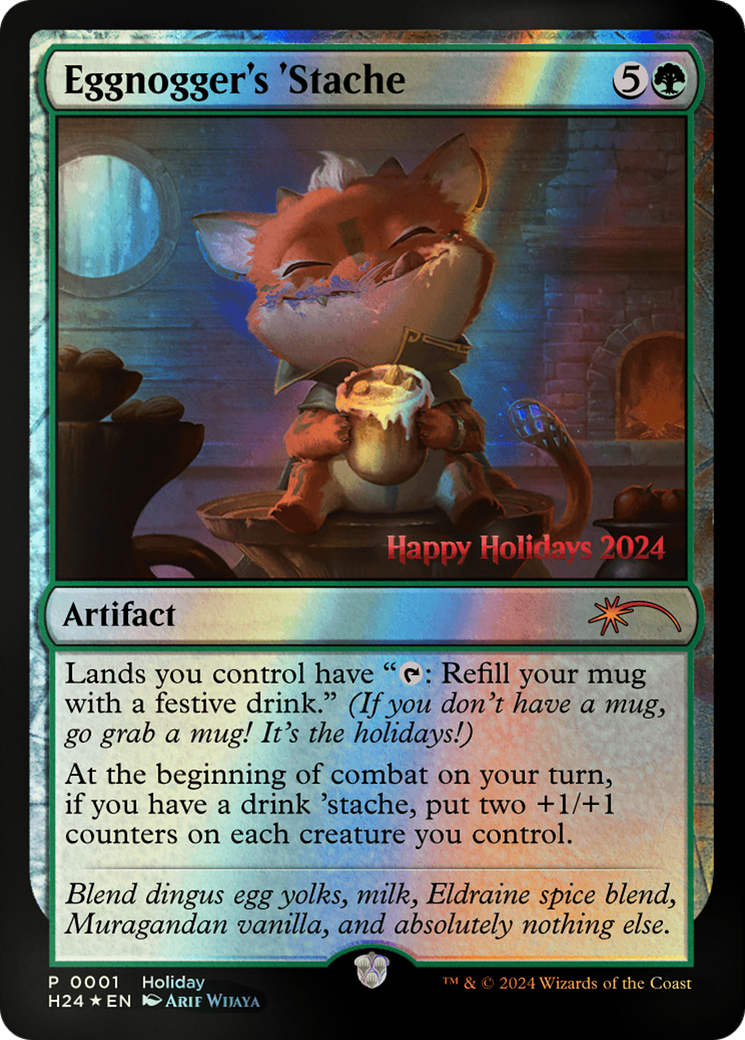 Eggnogger's 'Stache Card Image