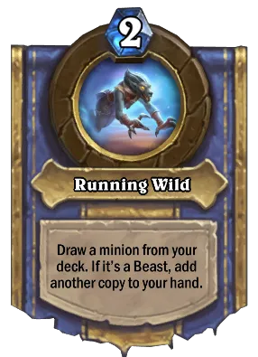 Running Wild Card Image