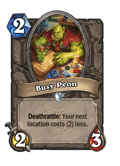 Busy Peon Card Image