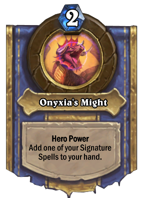 Onyxia's Might Card Image