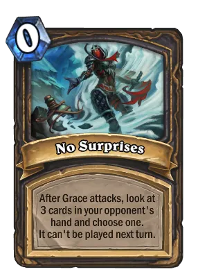 No Surprises Card Image