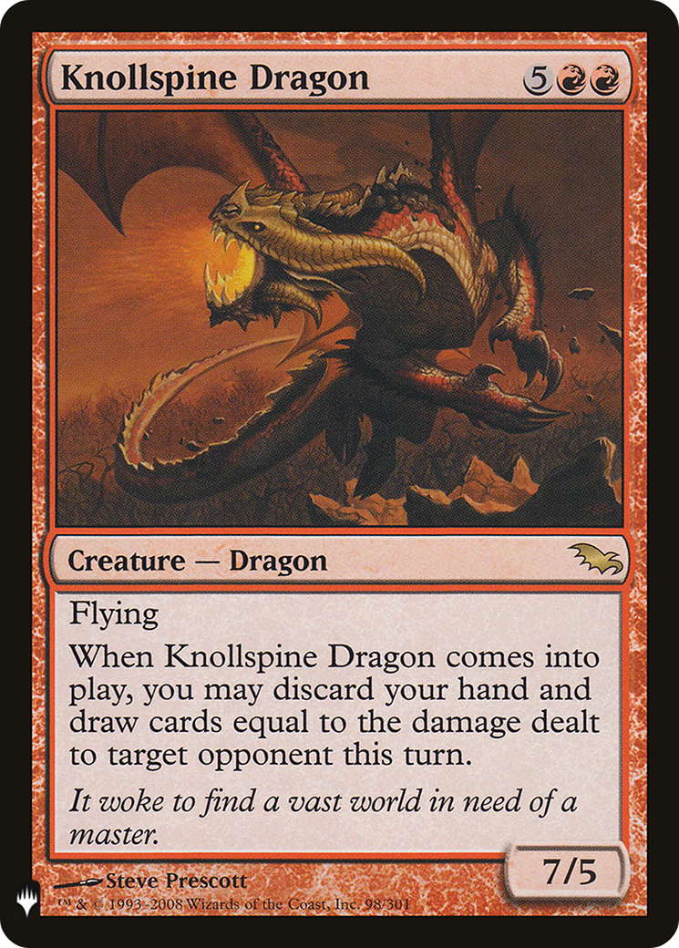 Knollspine Dragon Card Image