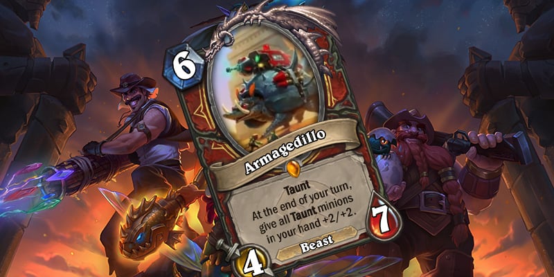 Uldum Warrior Legendary Card Reveal - Armagedillo