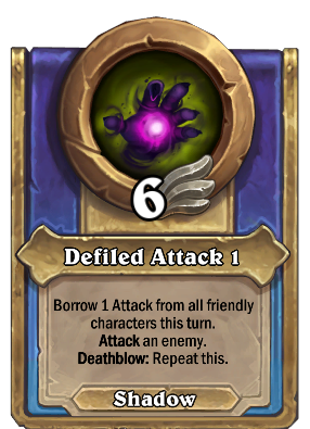 Defiled Attack 1 Card Image