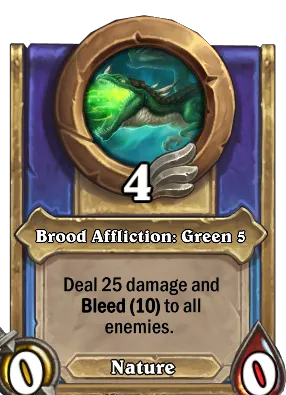 Brood Affliction: Green 5 Card Image