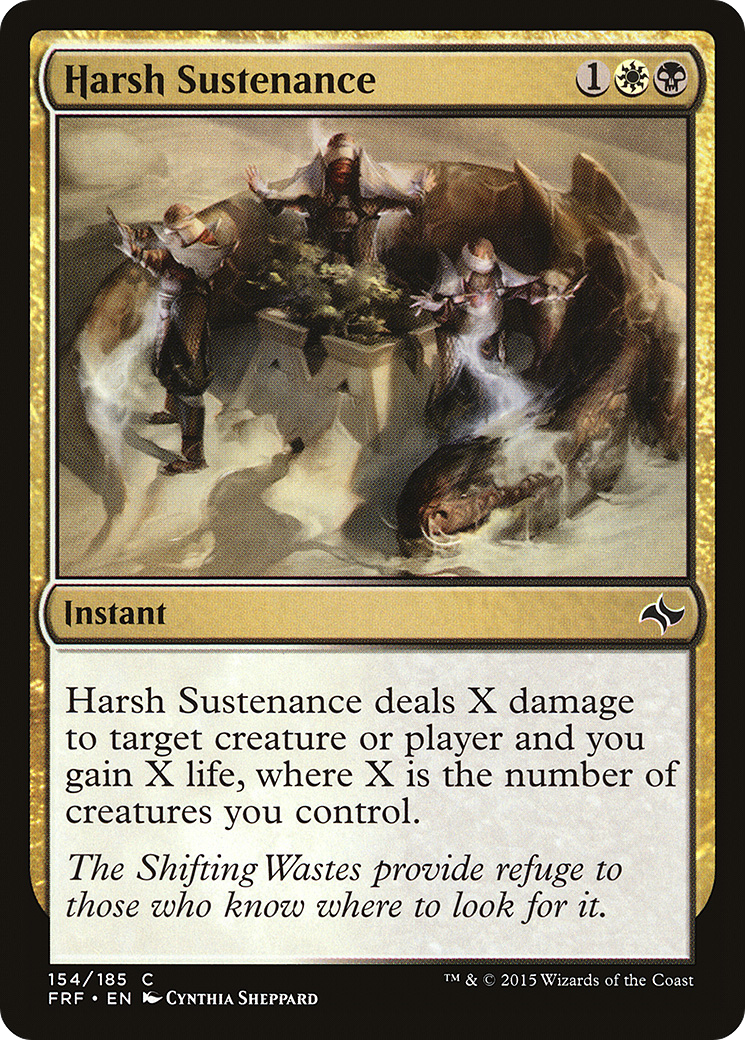 Harsh Sustenance Card Image