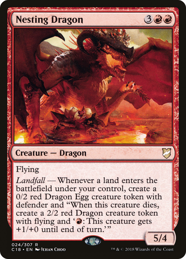 Nesting Dragon Card Image