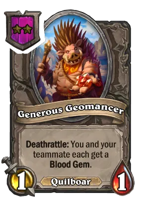 Generous Geomancer Card Image