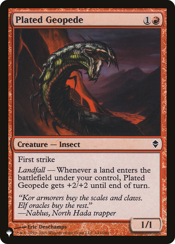 Plated Geopede Card Image