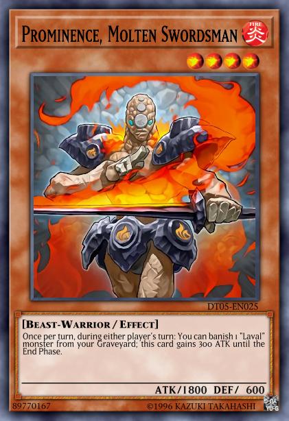 Prominence, Molten Swordsman Card Image