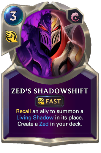 Zed's Shadowshift Card Image