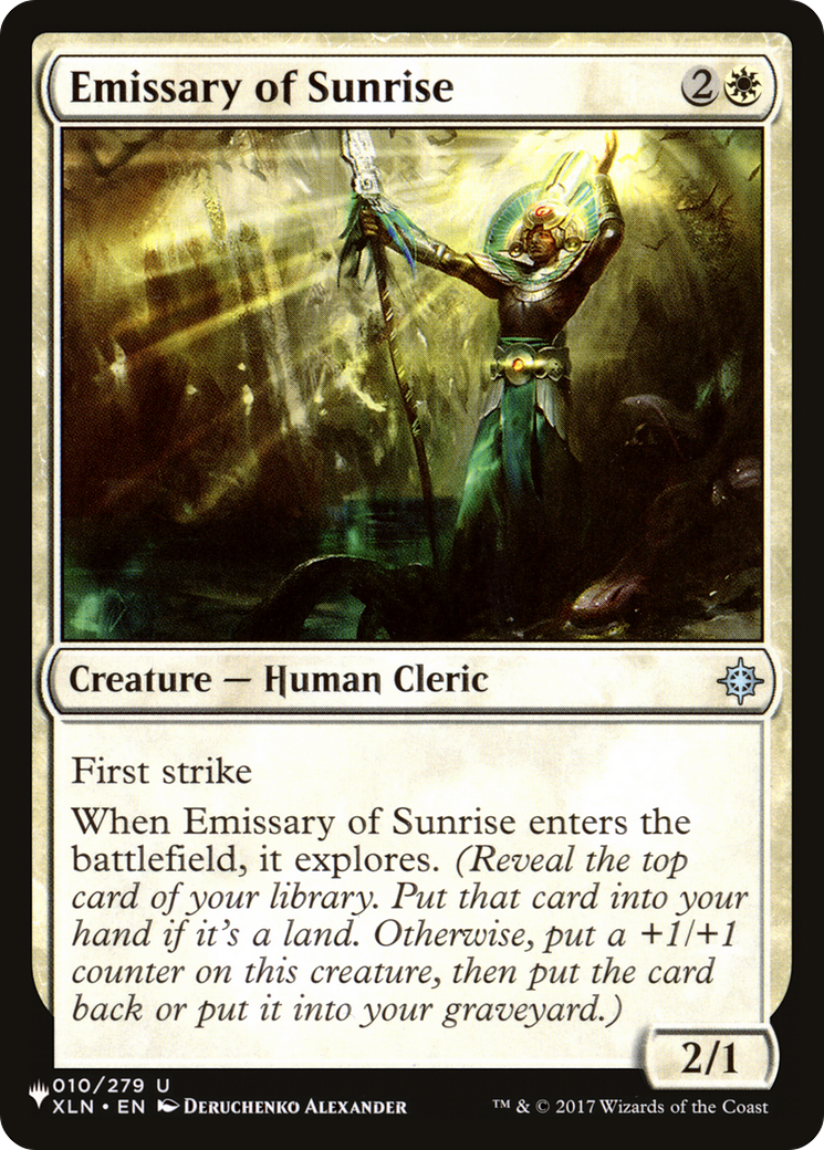 Emissary of Sunrise Card Image