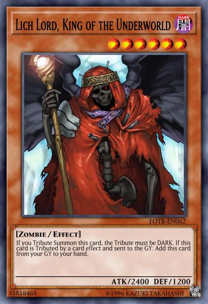 Lich Lord, King of the Underworld Card Image