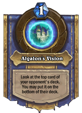 Algalon's Vision Card Image