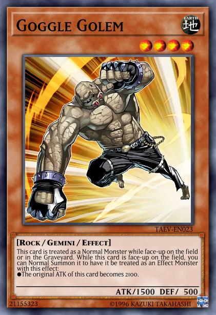 Goggle Golem Card Image