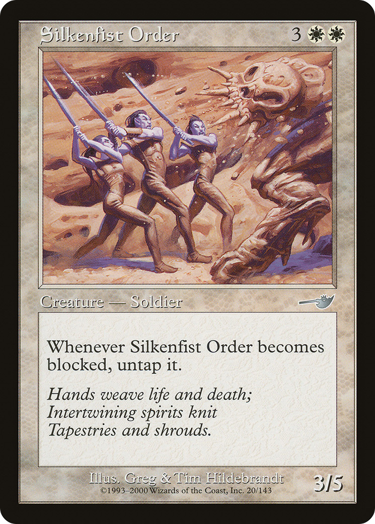 Silkenfist Order Card Image