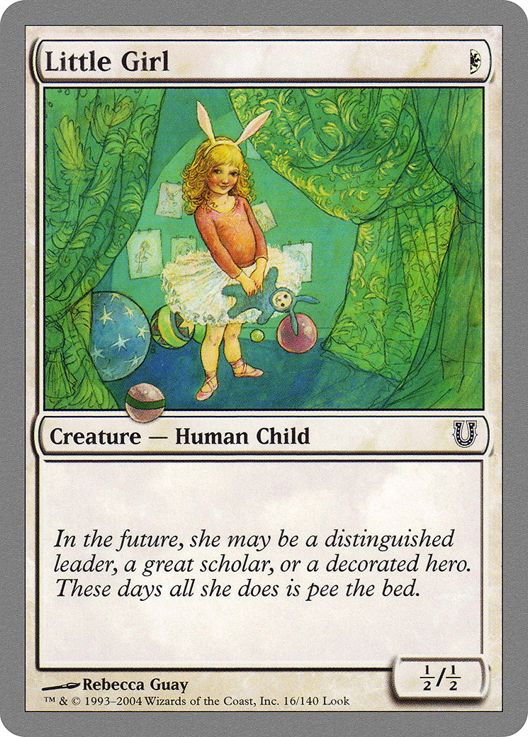 Little Girl Card Image