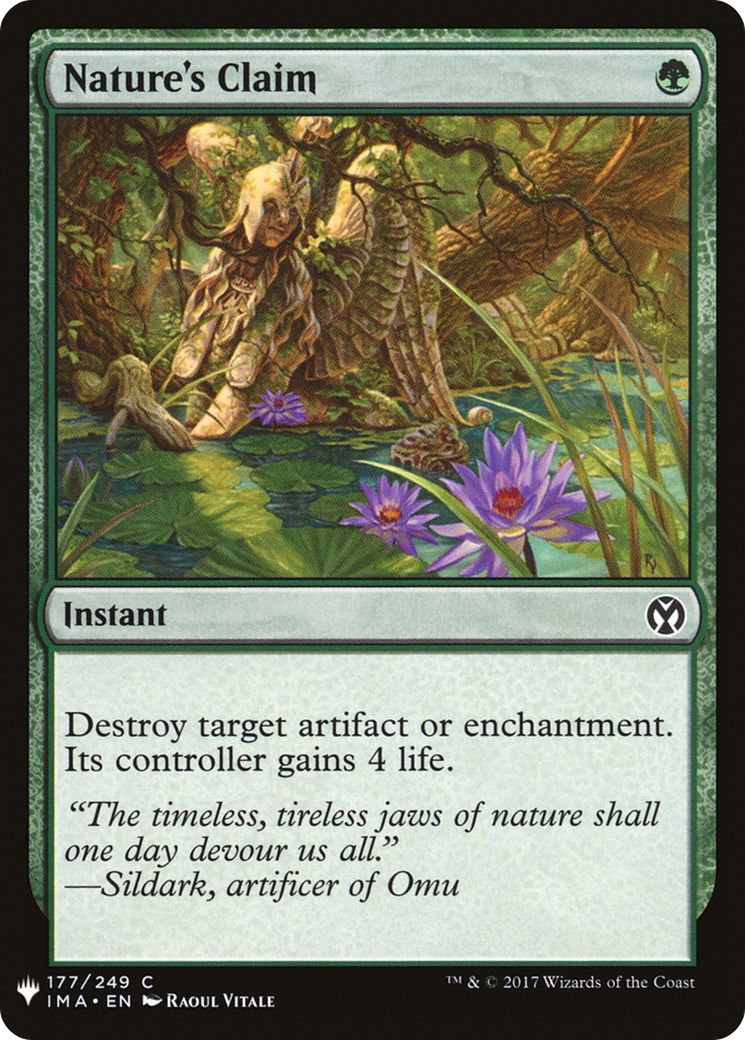 Nature's Claim Card Image