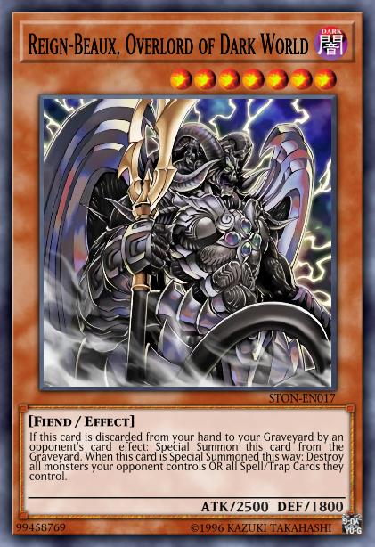 Reign-Beaux, Overlord of Dark World Card Image