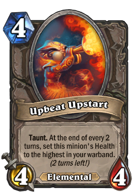 Upbeat Upstart Card Image