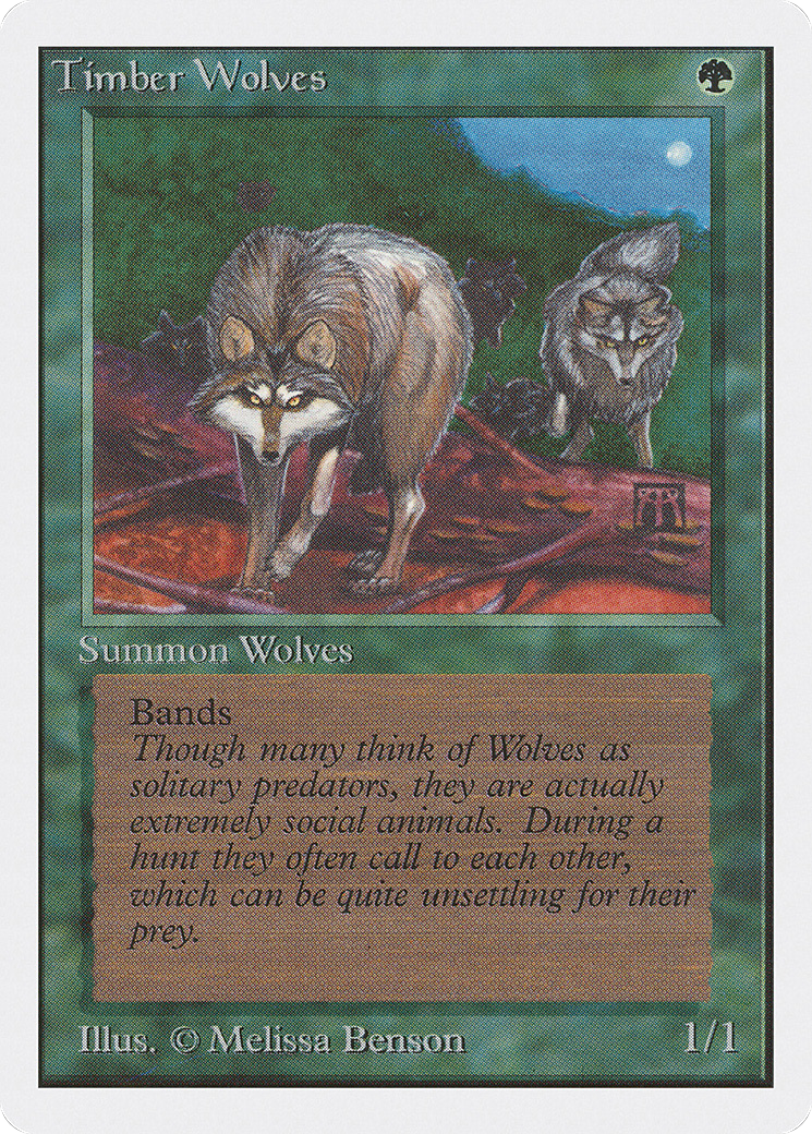Timber Wolves Card Image