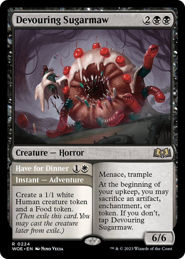 Devouring Sugarmaw // Have for Dinner Card Image