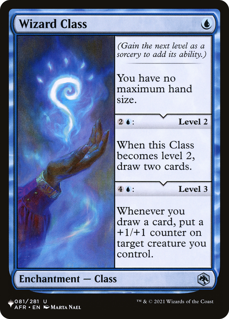 Wizard Class Card Image