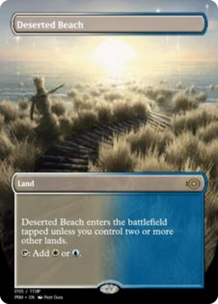 Deserted Beach Card Image