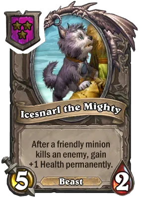 Icesnarl the Mighty Card Image