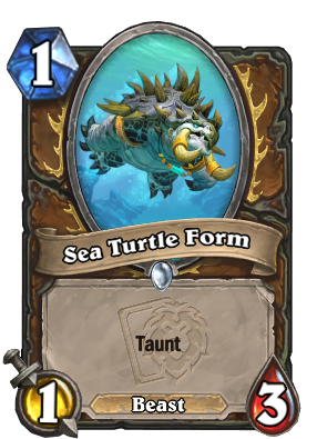 Sea Turtle Form Card Image
