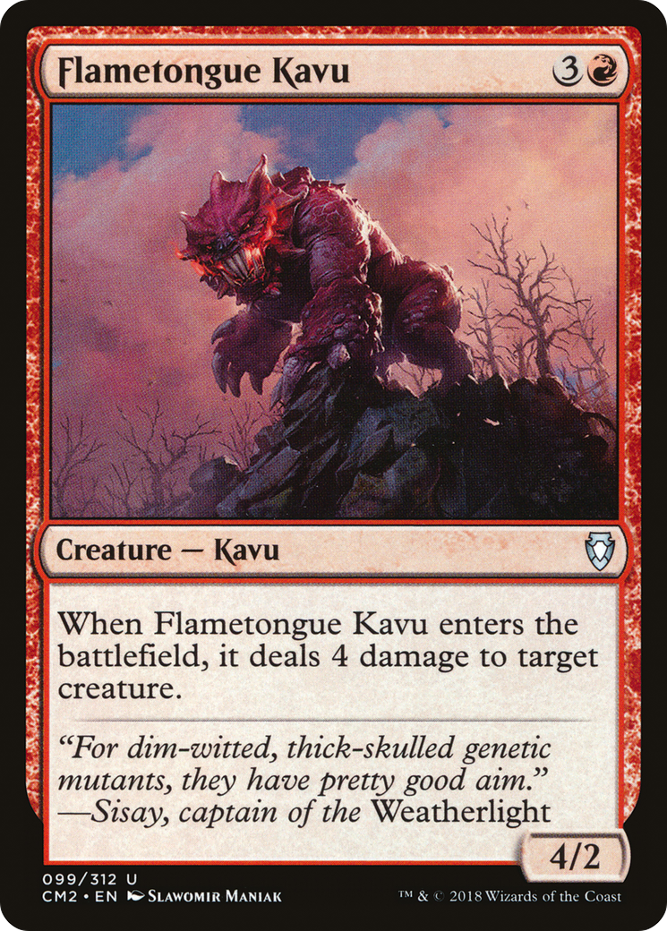 Flametongue Kavu Card Image