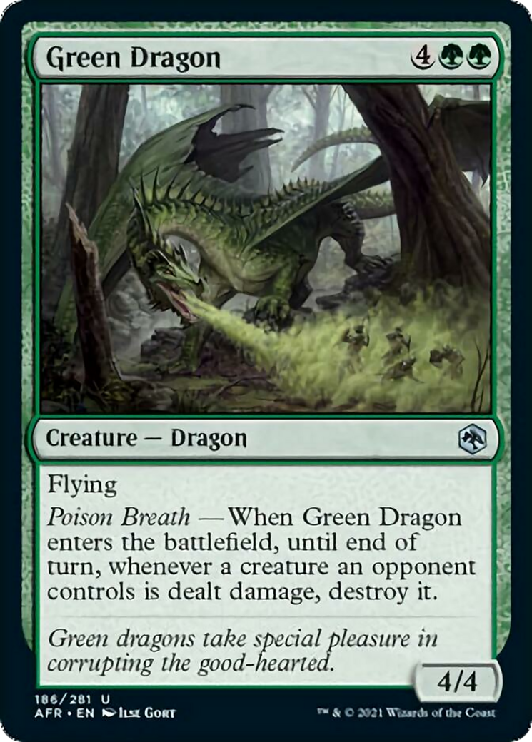 Green Dragon Card Image
