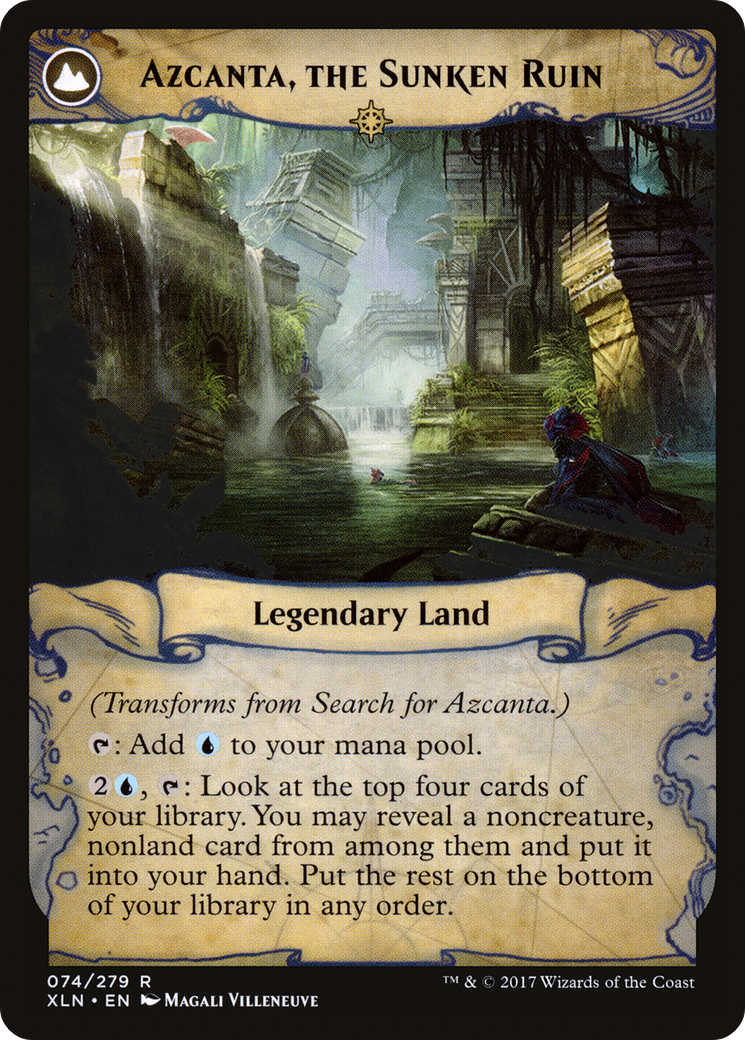 Search for Azcanta // Azcanta, the Sunken Ruin Card Image