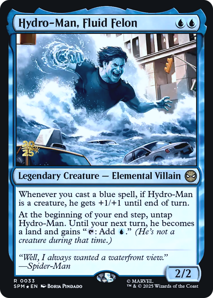 Hydro-Man, Fluid Felon Card Image