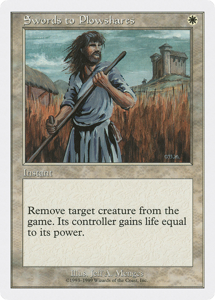 Swords to Plowshares Card Image