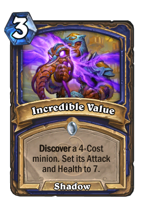Incredible Value Card Image