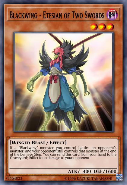 Blackwing - Etesian of Two Swords Card Image